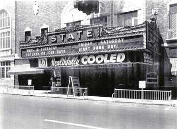 State Theater in Anderson IN with original marquee.