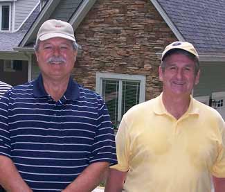 Mike Tucker and Charlie Huston in 2009 in NC